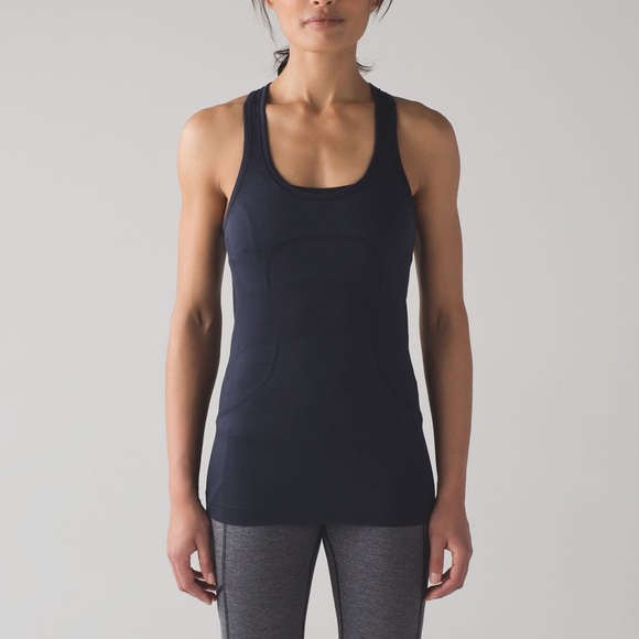 Lululemon swiftly tech tank top navy blue size 6 - Picture 1 of 3